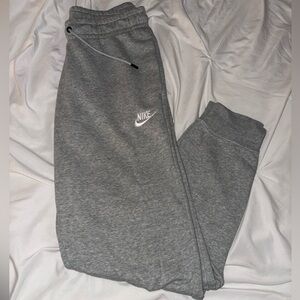 Grey Nike sweatpants